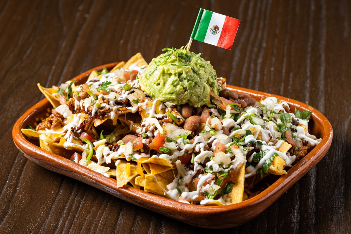 Super nachos loaded Mexican snack Tortas Lokas NJ