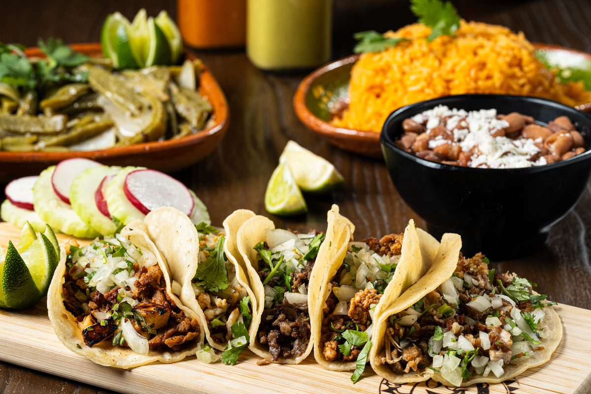 Taquiza Loka catering spread New Jersey